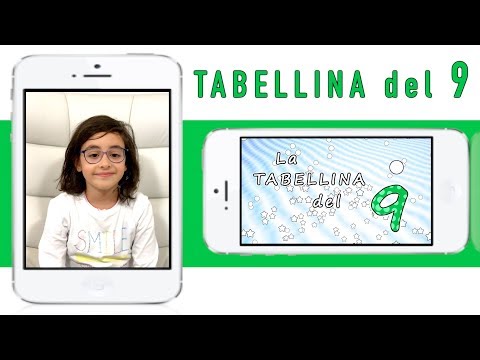 La tabellina del 9 - tabellina del NOVE - canzoni per bambini -  Sofia Del Baldo