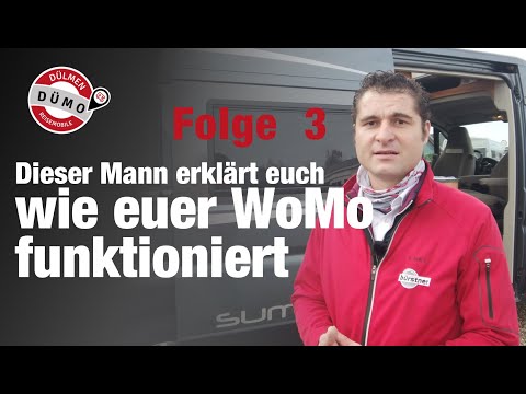 So wird ein neues Wohnmobil bei Dümo übergeben - Folge 3  - Das Bedienpanel.