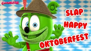 Gummibär's Slap Happy German Oktoberfest Dance ☺ Gummy Bear Oktoberfest Music For Kids ☺