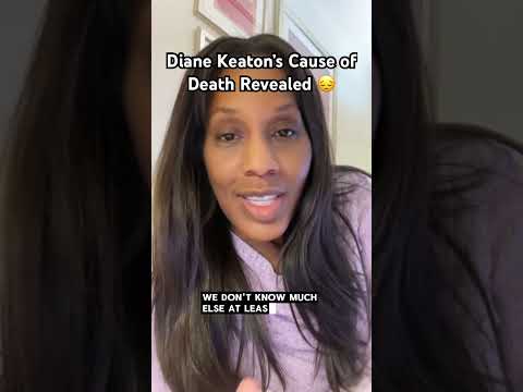 DIANE KEATON’S CAUSE OF DEATH REVEALED 😢 #shortsfeed #shortsvideo #shorts