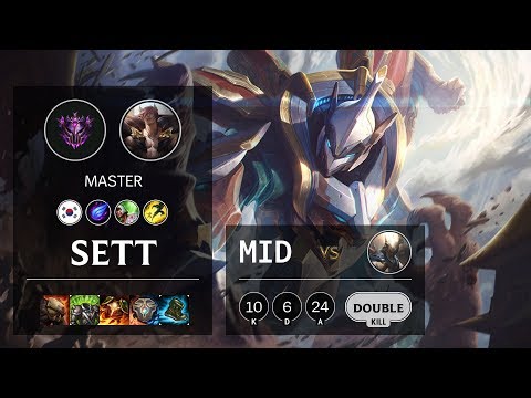 Sett Mid vs Pantheon - KR Master Patch 10.11