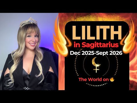 2026 Lilith, the Black Moon 🌑, in Sagittarius ♐️ #astrology  #lilithinsagittarius #lilith #horoscope