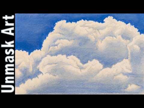 Clouds | Colored Pencil Drawing Time Lapse