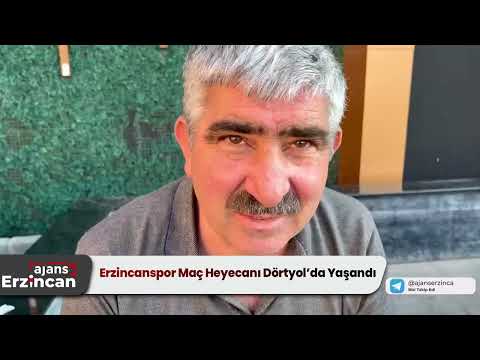 Erzincanspor Maç Heyecanı Dörtyol’da Yaşandı