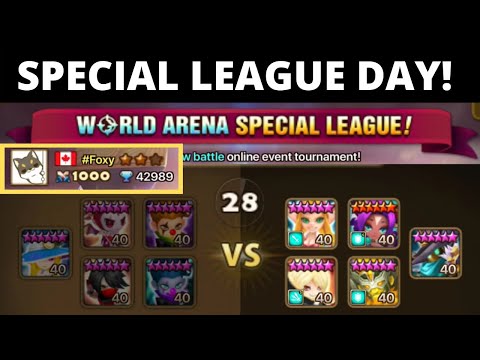 DOING MY SPECIAL LEAGUE "PLACEMENTS" - Summoners War