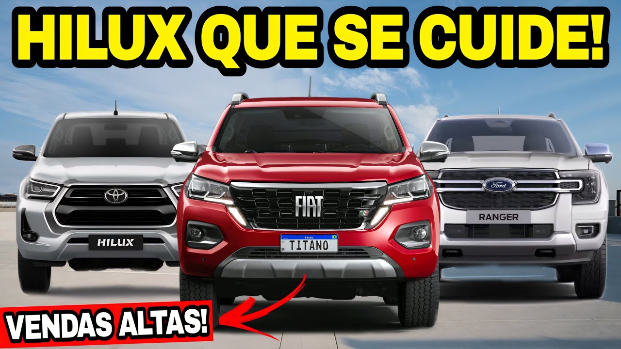 FIAT TITANO DISPARA EM VENDAS E COMEÇA A INCOMODAR! PICAPES MAIS VENDIDAS!