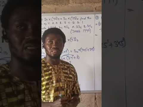 Jamb Maths Number Bases