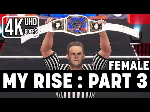 WWE 2K22 MY RISE: FEMALE (PS5) PART 3 - WRESTLEMANIA
