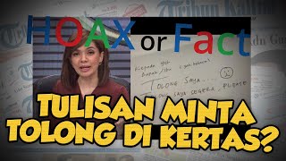 Hoax or Fact: Heboh Tulisan Minta Tolong di Kertas, Ini Klarifikasi Najwa Shihab