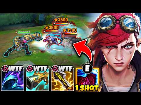 Vi but I stack lethality and one shot your entire team (NUCLEAR FISTS)