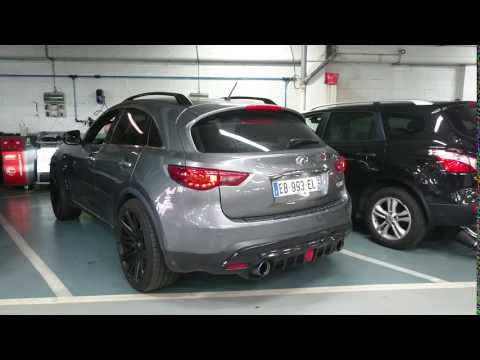 Infiniti QX70S Ultimate 5.0L - Invidia Exhaust - No second cats