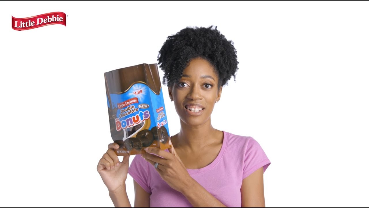 NEW Little Debbie Double Chocolate Mini Donuts