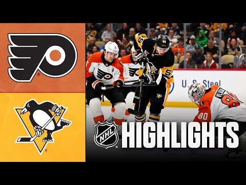 Flyers vs. Penguins | NHL Highlights | March 07, 2026