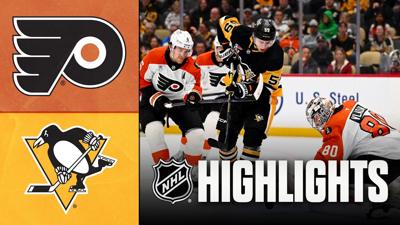 Flyers vs. Penguins | NHL Highlights | March 07, 2026