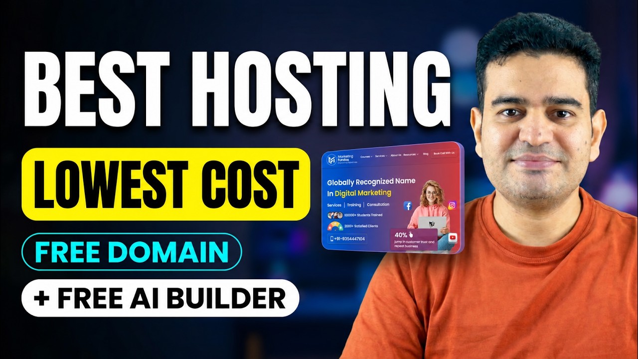 Best Web Hosting for Beginners 2026: Buy Hosting + Free Domain + Free AI Builder | #webhosting