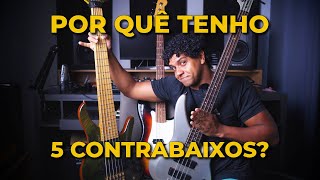 Minha Coleção de Contrabaixos: D'Mark, Fender, Yamaha e U-Bass