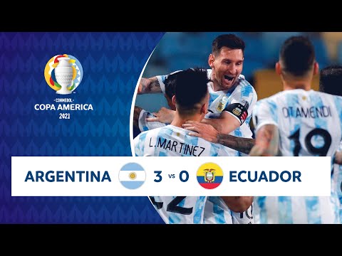 HIGHLIGHTS ARGENTINA 3 - 0 ECUADOR | COPA AMÉRICA...