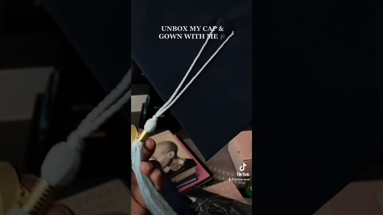 Unbox my cap and gown with me 🎓 #2023 #capandgown #graduation #gradschool