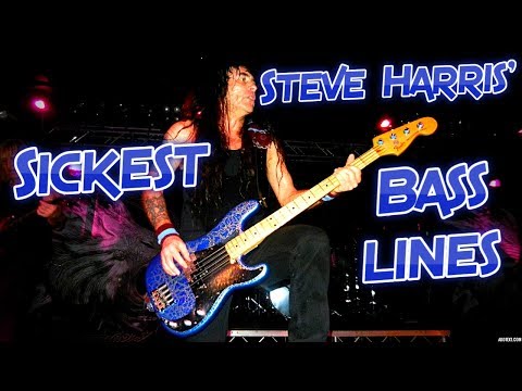 Top 10 Steve Harris Sickest Bass Lines (My hands hurt)