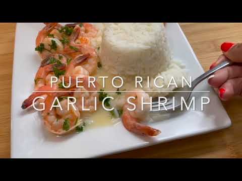 Puerto Rican Garlic Shrimp AKA Camarones al Ajillo  (Detailed Version)
