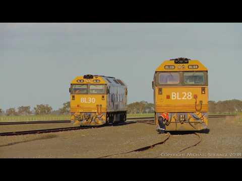 Shunting BL30 & BL28 at Gheringhap (Timelapse) - PoathTV