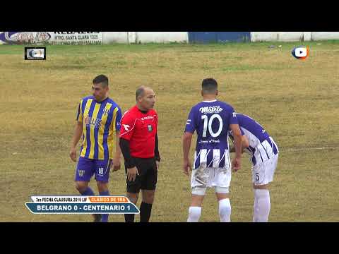 Belgrano 0 - Centenario 1 -- Partido Completo 3ra Fecha Torneo Clausura