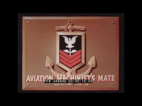 YOUR JOB IN THE NAVY: AVIATION MACHINIST'S MATE   1950s U.S. NAVY RECRUITING FILM 34884b