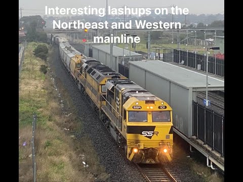 Interesting lashups on the Northeast and Western mainline 24/6/20