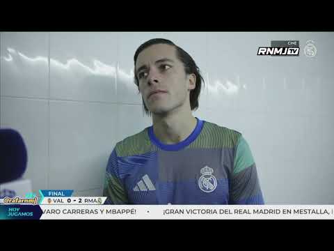 Declaraciones de ÁLVARO CARRERAS post Valencia 0-2 Real Madrid (08/02/2026)