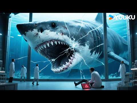 😱🦈🔬The lab's mutant shark suddenly went crazy! | Land Shark | YOUKU MONSTER MOVIE