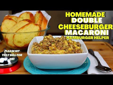 HOMEMADE HAMBURGER HELPER HOW TO MAKE DOUBLE...