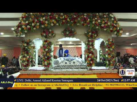 079 Delhi 23Oct2023 MonEve Rainsabai Keertan Bhai Jagjit Singh Jee Malbourne