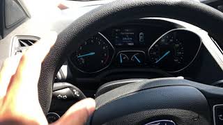 FORD ESCAPE - Locking and unlocking the doors – how to