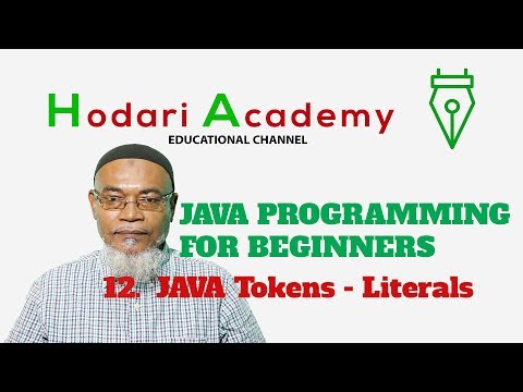 Java Programming For Beginners 12 Java Tokens Literals