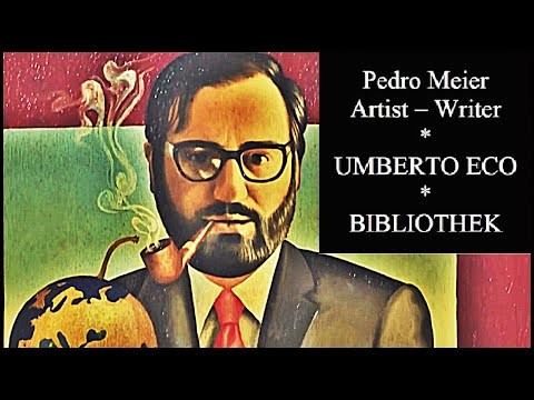 UMBERTO ECO Bibliothek der Welt Trailer - Pedro Meier Artist Writer Lyrik Schriftsteller Film Diary