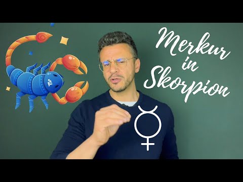 MERKUR im Skorpion / 8. HAUS Planet der KOMMUNIKATIONSFÄHIGKEIT Horoskop Grundlagen Astrologie