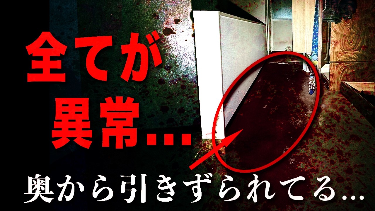 奥から”何か”引きずられている...ダメだこの廃墟...人がいる!!