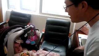 Best dad ever singing to mya!! Christian Huang