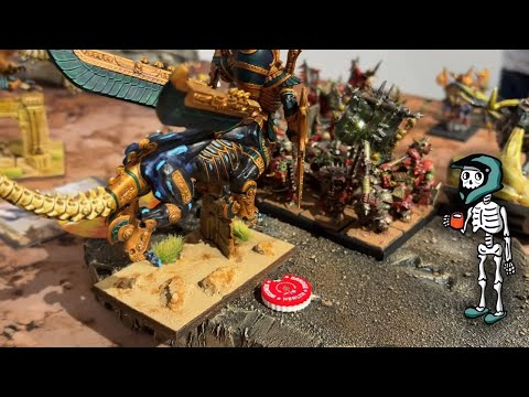 Warhammer the Old World Battle Report Chaos Dwarfs vs Tomb Kings