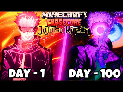 BECOME GOJO IN MINECRAFT FOR 100 DAYS! HINDI