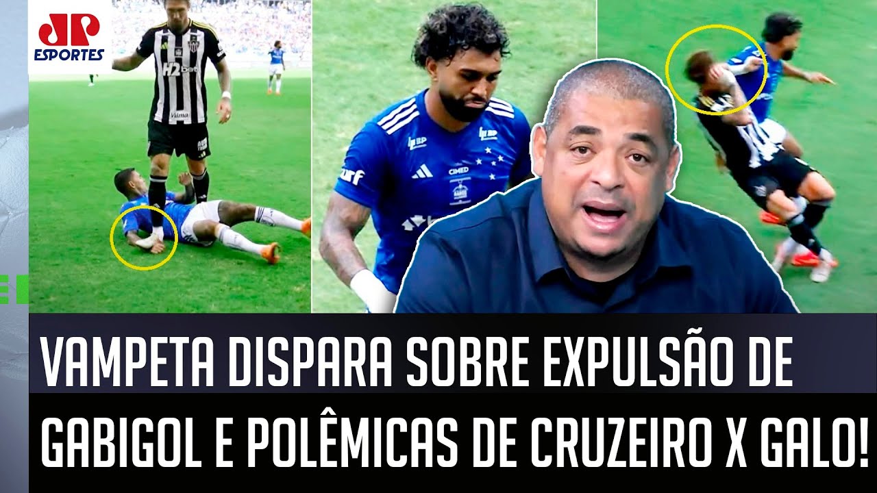 "QUÊ??? POR%@ NENHUMA! E o Gabigol QUIS APARECER porque..." Vampeta DISPARA após Cruzeiro x Galo!