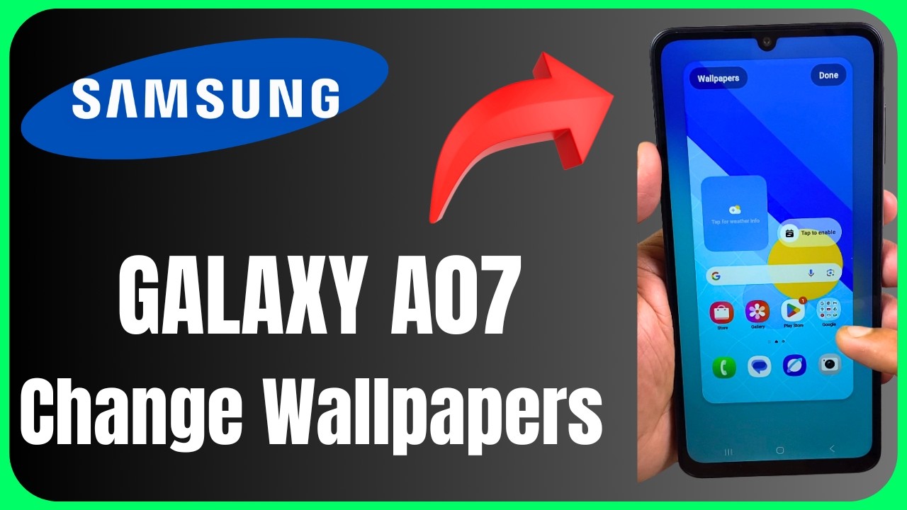 Galaxy A07 HD Wallpapers – Easy Customization Without Extra Apps