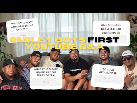 SMILEY BOYS FIRST YOUTUBE Q&A