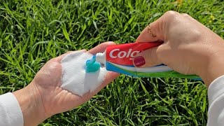 I mixed TOOTHPASTE AND BAKING SODA Amazingly, it WORKS extremely well