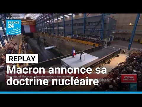 Replay : la France va renforcer son arsenal de têtes nucléaires, annonce Emmanuel Macron