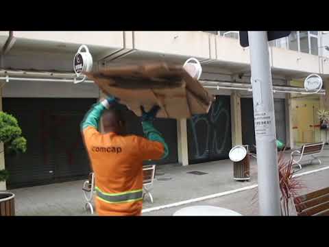 Rotina trabalhadores Comcap - Coleta Centro