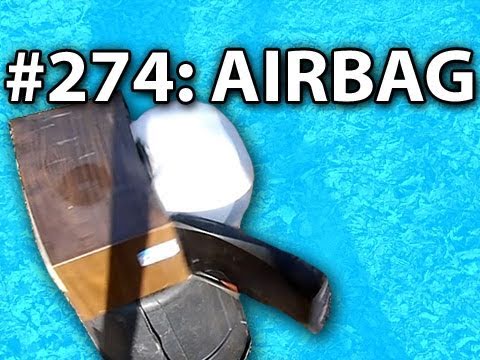 Microwave Another Airbag ... In Slow Motion (#274)