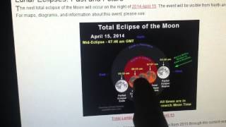 Important information for those planning to view the upcoming Blood moon eclipse this week