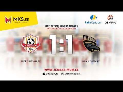 Tartu JK Maksimum - Tartu Ravens Futsal EMÜ SK 1:1 (Väravad)