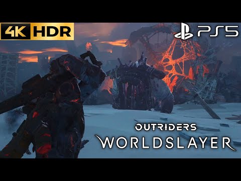 Shards Approach the City OUTRIDERS WORLDSLAYER DLC Pyromancer Gameplay Walkthrough PS5 4K 60FPS HDR